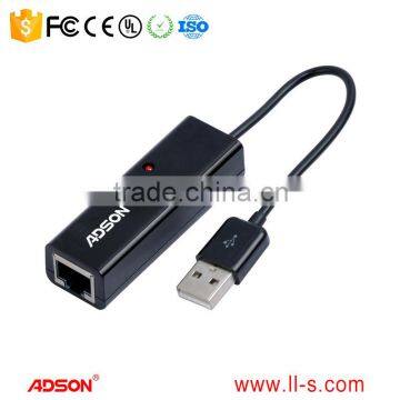 USB 2.0 hub to RJ45 gigabit ethernet adapter for tablet