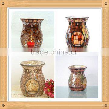 Mosaic Glass Candle Warmer Glass Fragrance Oil Burner Unique Oil Burners photo-3