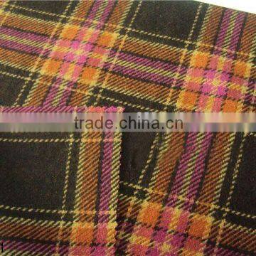 Yarn Dyed Wool Blend Check Fabric