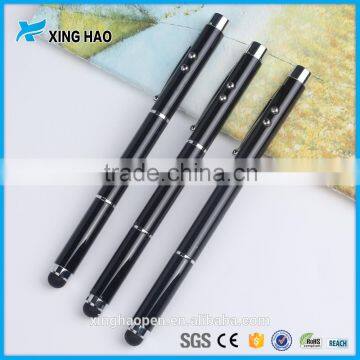 4 in1 laser pointer LED torch touch screen stylus ball Pen for smartphone touch pen stylus