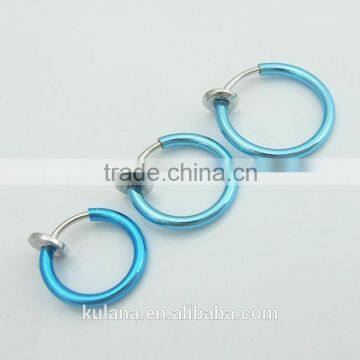 15 mm Wide Spring Fake Attractive Design Nose Ring photo-3