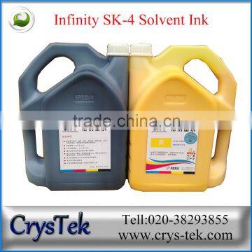 CRYSTEK Original challenger/infiniti/phaeton/icontek/crystaljet solvent ink for SPT print head machine