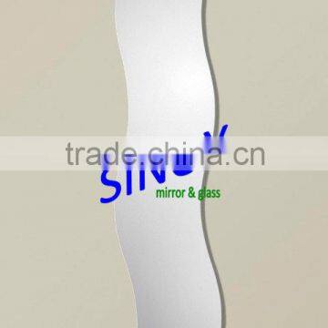 Wave Shaped Mirror Made of 2mm-6mm Thickness Aluminum Mirror