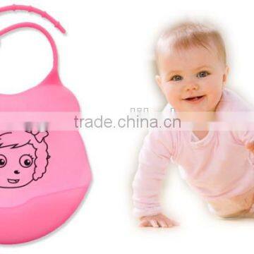 Smile Face Silicone Baby Bib With FDA Approve photo-2