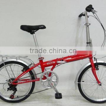 20" steel 6speed folding bike /folding bicycle for adult