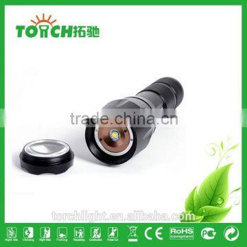 Super Bright LED Flashlight With SOS 5 Modes Zoomable Focus XML T6 LED 18650 Torch for Camping