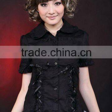 GOTHIC 81071 PUNK Lolita LACE QUEEN SHIRT S-L