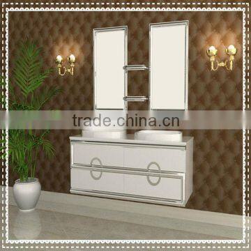 modern stainles steel bathroom vanity cabinet furniture