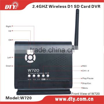 Mini wireless cctv dvr for home security, W720