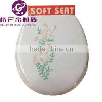 GLD Hot Sales Image Printed Color Adult Soft Toilet Seats Soft Toilet Seat Lid For Toilet Bathroom photo-6