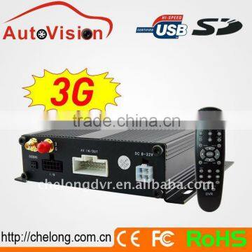 4ch black box 3g car dvr with gps tracker