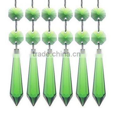 Crystal Icicle Prisms Chandelier Drop Pendants Lamp Candelabra Parts