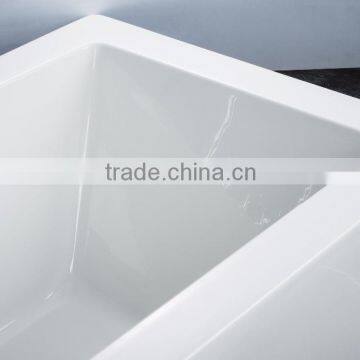 SUNZOOM UPC/cUPC Certified European Soaking Tubs, Rectangular Corner Bathtub, Quality Bathtub