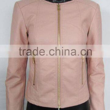 hot sale high quality 2016 fashoin pu leather jacket