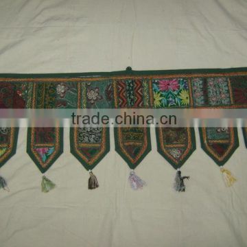 Traditional Old Textiles Patchwork Decorative Khambadia Vallance Door Hangings~Source directly from factory in INDIA