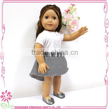 18 inch cute new american girl dolls with curly wig hair