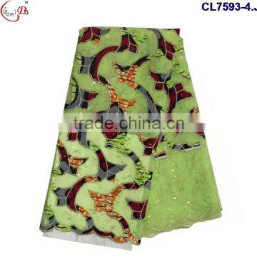 CL7593 2016 Chowleedee High Quality Top Fashion Latest Design Wax Lace photo-5