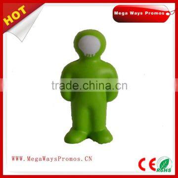 Custom cute anti PU foam figure stress toy for adult