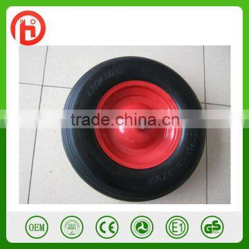 PU Rubber foam wheel PU008/wheelbarrow wheel