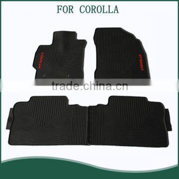 Wholesale Custom Fit Full Set Type PVC Rubber Car Floor Mats For TOYOTA COROLLA