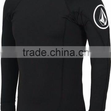 Black Spandex Lycra Full Long Sleeves Rashguard Shirt Supplier, Cosh International, Design # 33