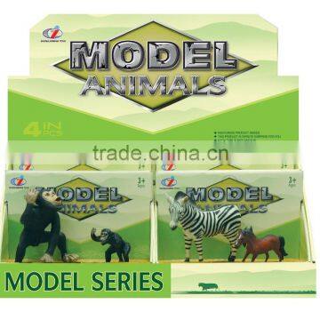 toy wild animal,4 models