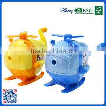 2016 promotional fancy unique gift helicopter shaped pencil sharpener for students