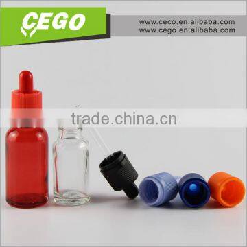 30ml disposable glass dropper bottle gold cap for e liquid essential oil
