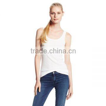 2015 Hotsale best price wholesale plain white tank top