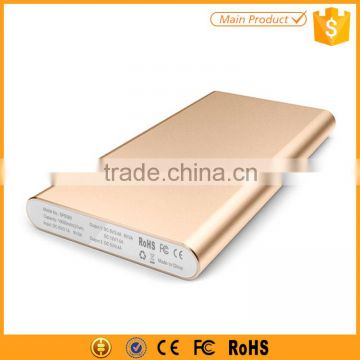 Quick Charge Super Slim 10000mAh Power Bank Without Cable Power