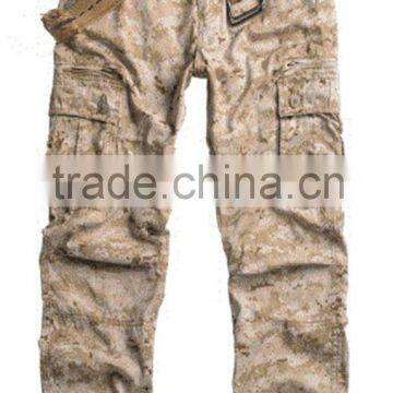 2015 Mens pure cotton abrasion proof military camo pant