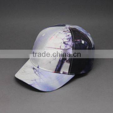 2015 NEW STYLE FULL PRINTING BASEBALL CAP HATS CUSTOM LOGO