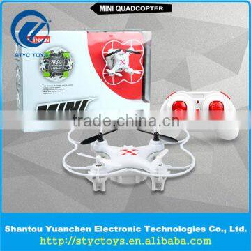 Battry power telecontrol mini rc drone quadcopter with protection ring