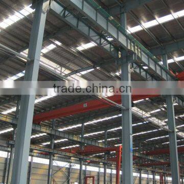 Multi-span steel structure frame workshop building ,steel plant building