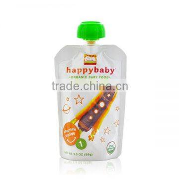Baby food packaging bag for liquid
