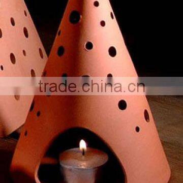 Clay Cone Lantern