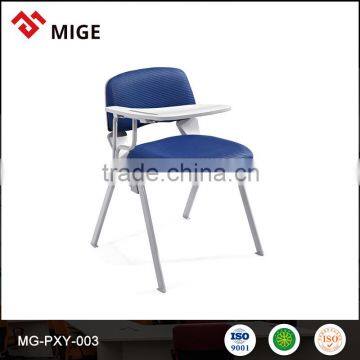 office training chair with station in blue color