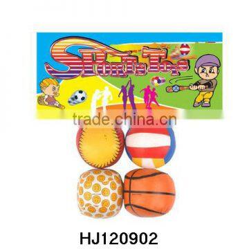 3.5Inch PVC Ball Set Toys, PVC Leather Ball Toys For Kids (four styling mix packing) HJ120902