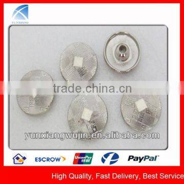 YX2225 Custom Made Metal Decorative Round Silver Rivet for Jeans