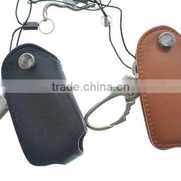 Car Genuine Leather Remote Key Cover Case For Audi A3 A4 A6 A8 TT Q7 S6 Fold Accessories photo-2