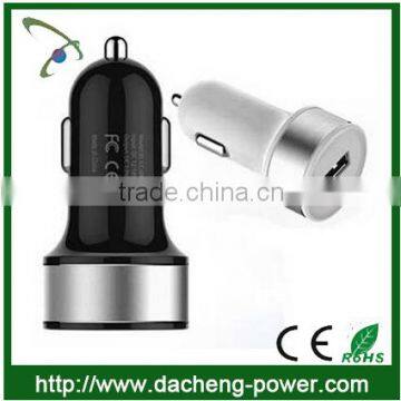 5V 3.1A portable dual usb car charger for Iphone5/6