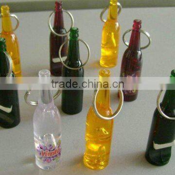 acrylic bottle shape bottle opener