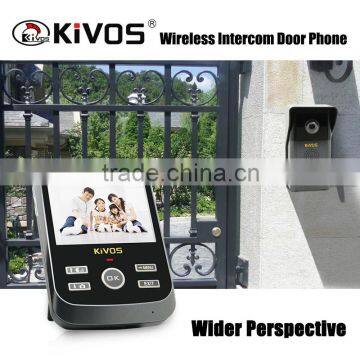 KiVOS newest 3.5 inch support up to 2 cameras and 3 monitors. KDB303 wireless video door phone