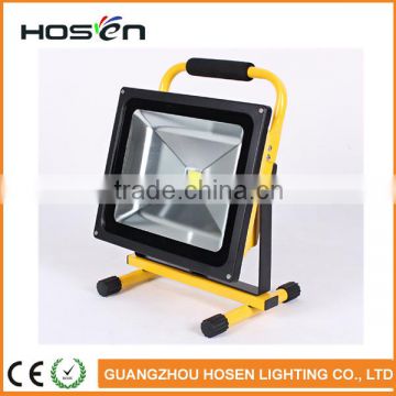 10w-50w led rechargeable flood light/ Portable LED Battery Work Light with CE ROHS