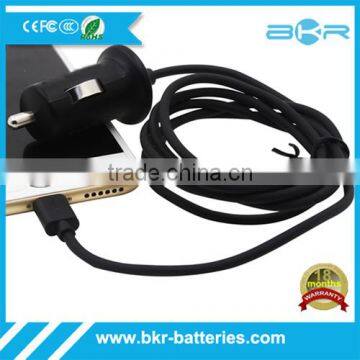 portable mini car charger with LED indicator