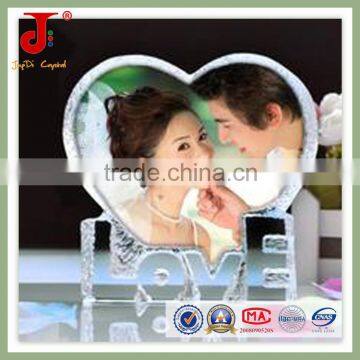 New Arrival Stylish Handsome Attractive Stick 3D Plastic Wedding Unique Picture Crystal Photo Frame