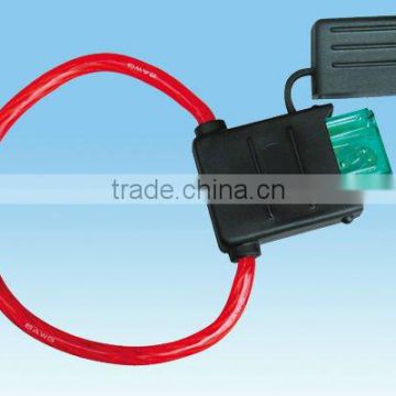 two times injection type fuse holder for blade fuse