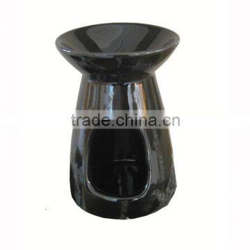 Color-glazed Ceramic Oil Burner with Candle, home decoration