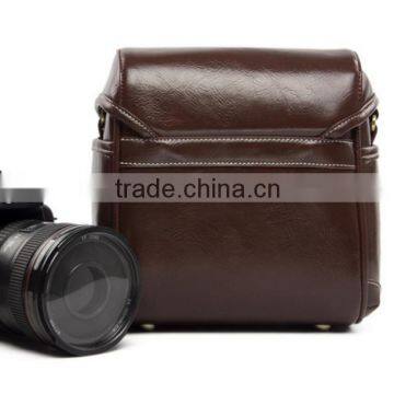 Competitive Price Fancy PU Leather Camera Bag in Dongguan photo-3
