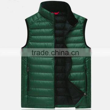 Custom Nylon Light Fake Down Vest